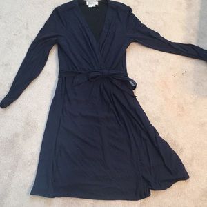 Kay Unger Faux Wrap Dress